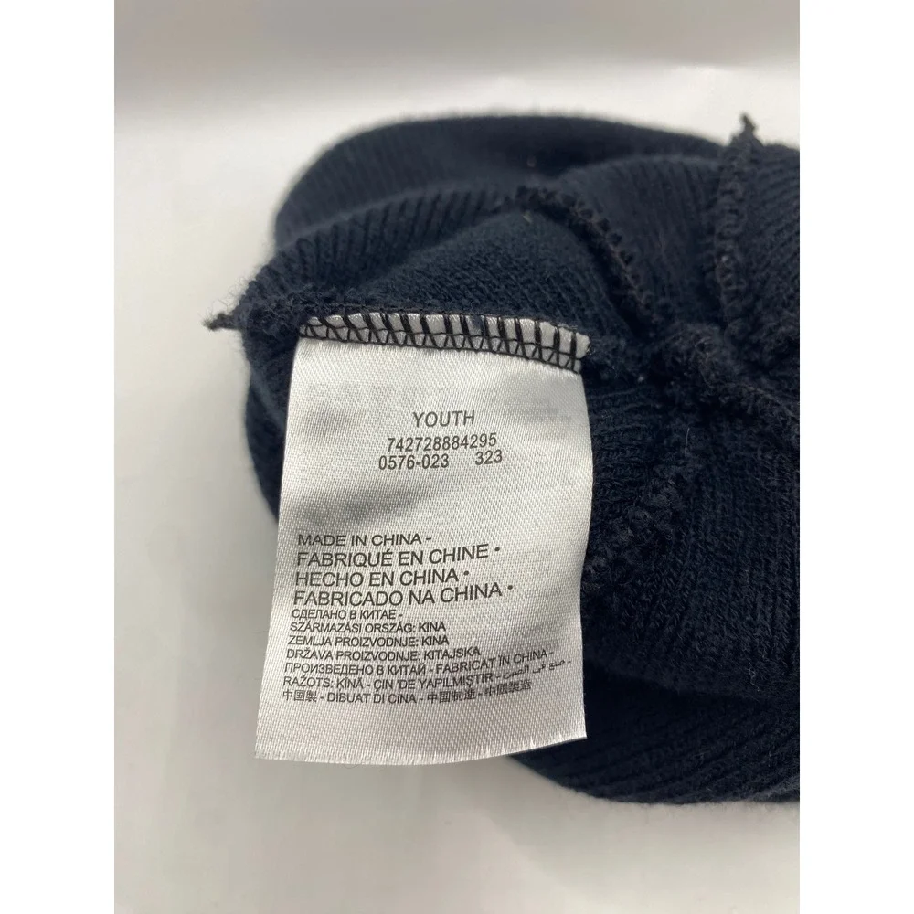 Jordan Jumpman Pom Beanie‎ Youth Black Winter Hat